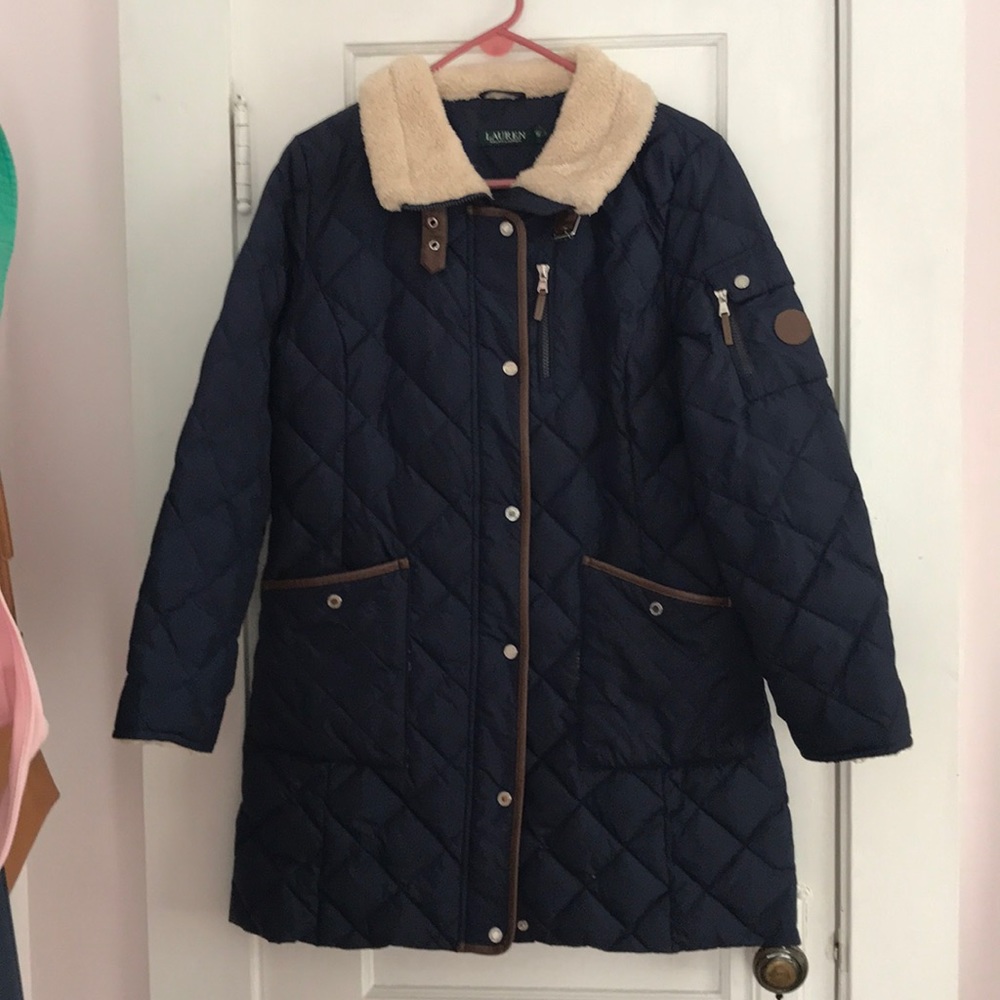 Ralph Lauren navy winter jacket